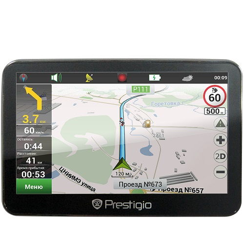 Фотография товара Автомобильный GPS навигатор Prestigio GeoVision 4055