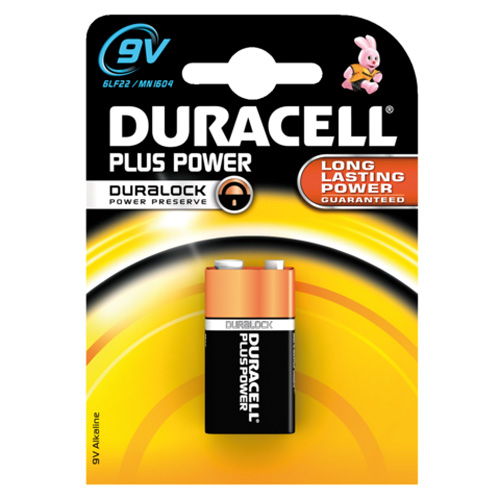 Фотография товара Батарейка алкалиновая "Duracell", тип 9V, 6LF22