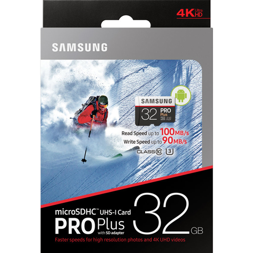 Фотография товара Карта памяти microSDHC 32 Gb Samsung PRO Plus