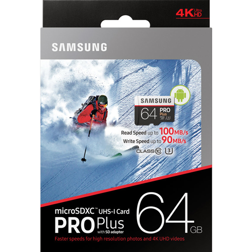 Фотография товара Карта памяти microSDXC 64 Gb Samsung PRO Plus