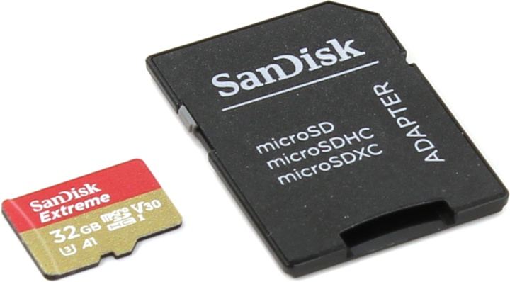 Фотография товара Карта памяти microSDHC 32GB SanDisk Extreme