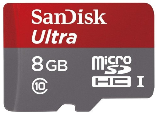 Фотография товара Карта памяти MicroSDHC 8 Gb SanDisk Ultra 48 Mb/s