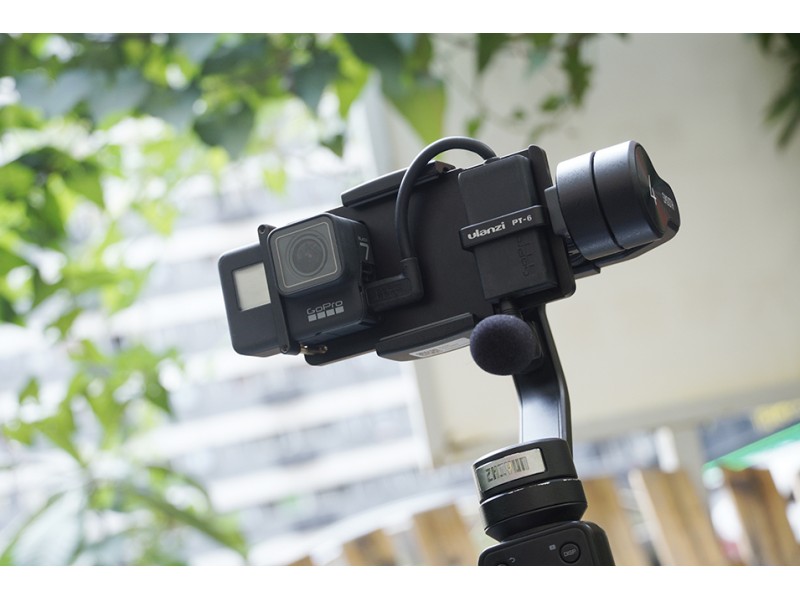 Фотография товара Адаптер Ulanzi PT-6 для GoPro 5/6/7 + крепление микрофона