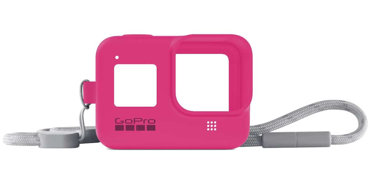 Фотография товара Силиконовый чехол с ремешком для Hero8 Розовый