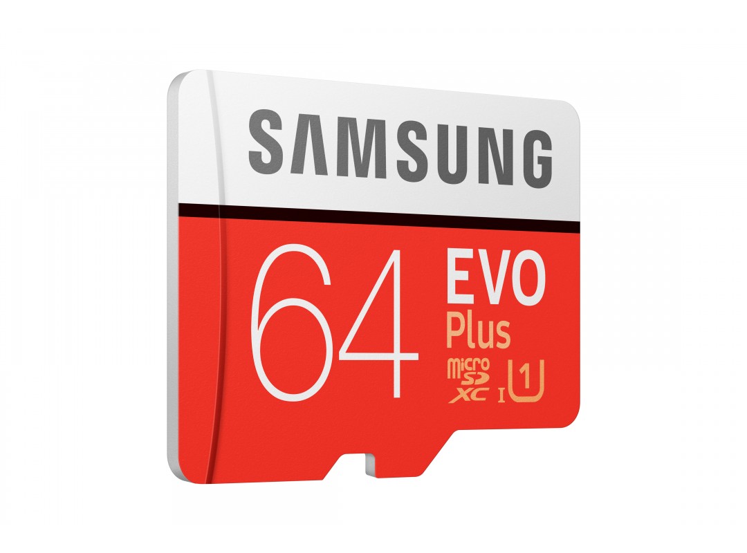 Фотография товара Карта памяти microSDXC 64 Gb Samsung EVO Plus + adapter