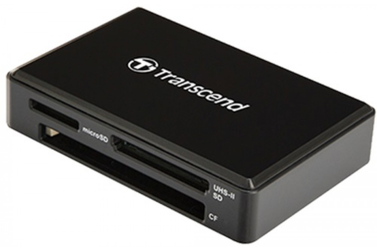 Фотография товара Считыватель карты памяти Transcend USB3.1 Gen1 All-in-1 UHS-II Multi Card Reader