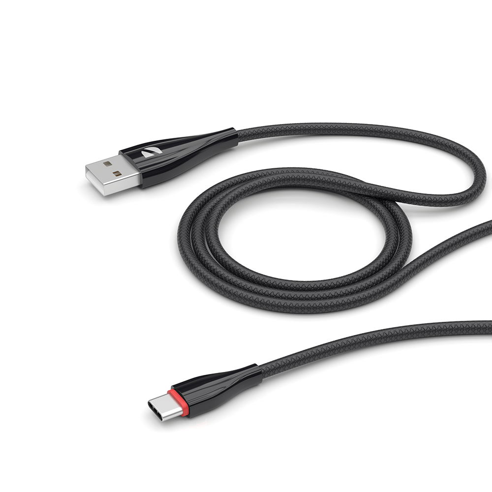 Фотография товара Кабель Deppa (72288) USB-C Ceramic черный, 1 м
