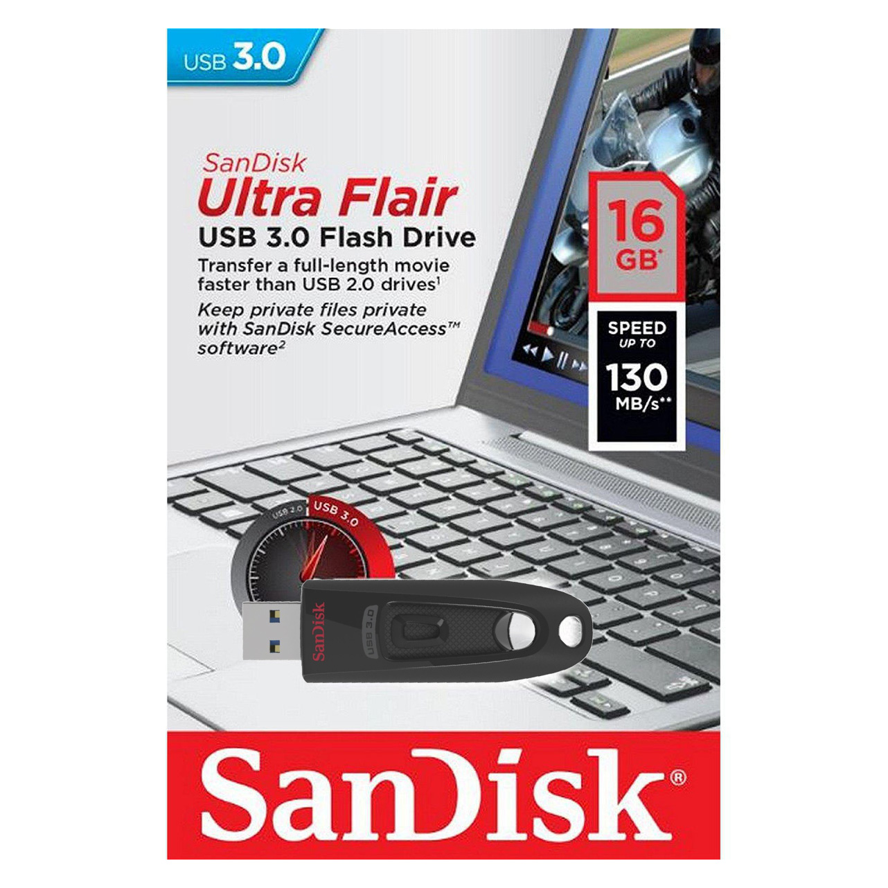 Фотография товара Флеш-накопитель SanDisk 16Gb Ultra USB 3.0