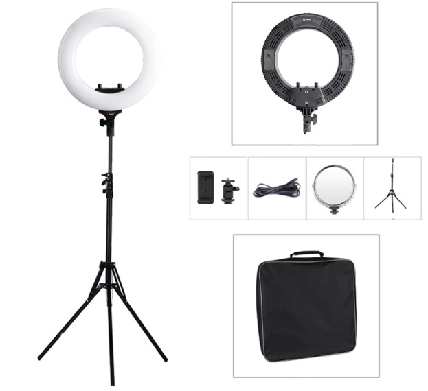 Фотография товара Осветитель кольцевой Tolifo R-40B Lite (3000-5600K)
