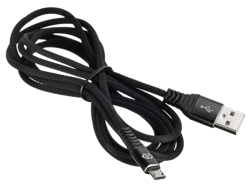 Фотография товара Кабель Digma USB (m)-micro USB (m) 2м черный