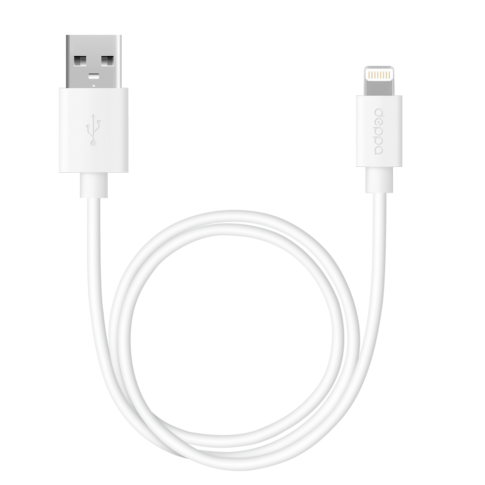 Фотография товара Кабель Deppa Apple 8-pin белый,2 м