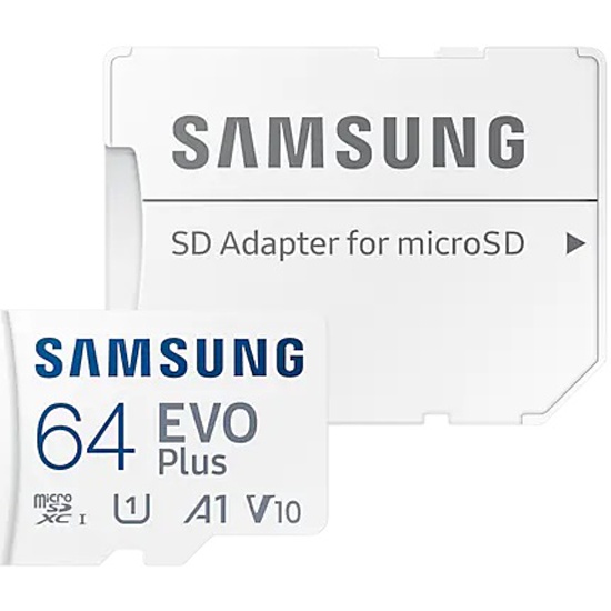 Фотография товара Карта памяти microSDXC 64 Gb Samsung EVO Plus 130Mb/s