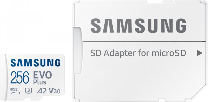 Фотография товара Карта памяти microSDXC 256 Gb Samsung EVO Plus 130Mb/s
