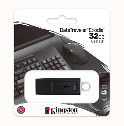 Фотография товара USB Flash накопитель 32 Gb Kingston DataTraveler Exodia Black